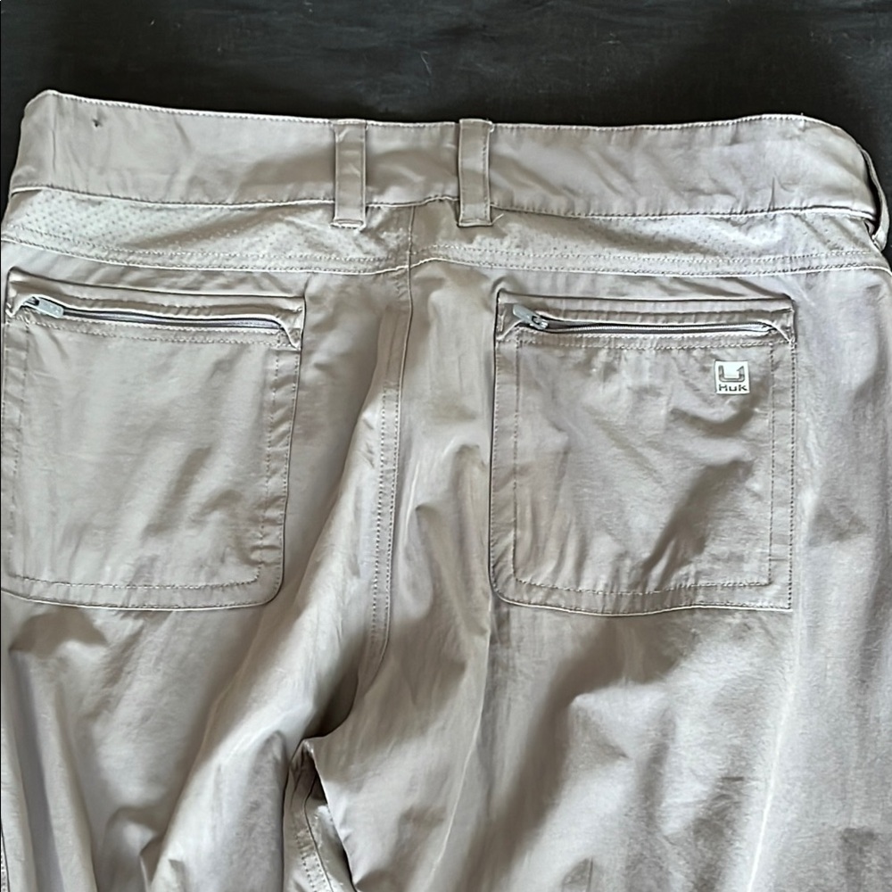Huk Men's Cargo Pants Medium Gray XL - Picture 5 of 10